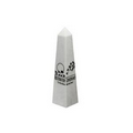 Medium-Large White Marble Pinnacle Award